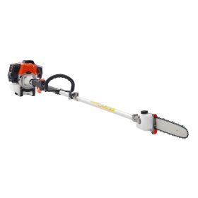 VEVOR Gas Pole Saw, 43CC 2 Stroke Gas Powered Pole Saws with 10 in Cutting Bar, Cordless Tree Trimmer with 30 fl.oz Fuel Tank
