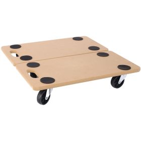Furniture Moving Dolly, Heavy Duty Wood Rolling Mover with Wheels for Piano Couch Fridge Heavy Items