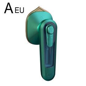 Mini Handheld Ironing Machine Portable Micro Steam Iron Machine For Clothes Ironing Wet Dry Clothes Garment Steamer U0N2 (Color: EU plug, Ships From: China)