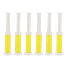 Flower Aromatic Toilet Gel Deodorant Small Flower Toilet Fragrance Deodorant Bathroom Remove Odors Household Cleaning Tools (Scent Type: 6pcs Lemon, Ships From: China)