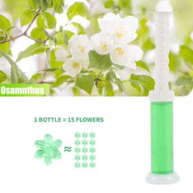 Flower Aromatic Toilet Gel Deodorant Small Flower Toilet Fragrance Deodorant Bathroom Remove Odors Household Cleaning Tools (Scent Type: 1pcs Osmanthus, Ships From: China)