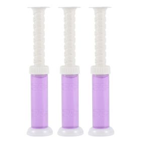 Flower Aromatic Toilet Gel Deodorant Small Flower Toilet Fragrance Deodorant Bathroom Remove Odors Household Cleaning Tools (Scent Type: 3pcs Lavender, Ships From: China)